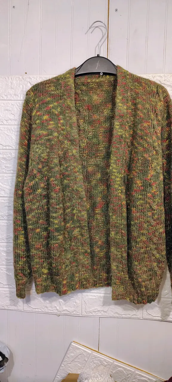 Cardigan de lana multicolor - 3