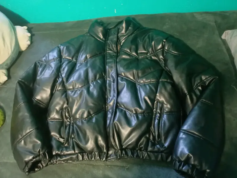 Chaqueta acolchada negra - 1