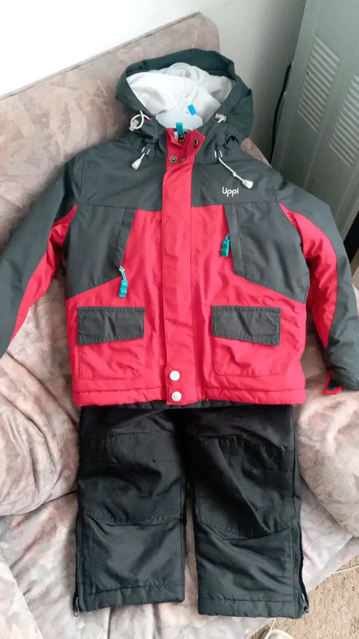 Pantalón negro de nieve, chaqueta Lippi - 2