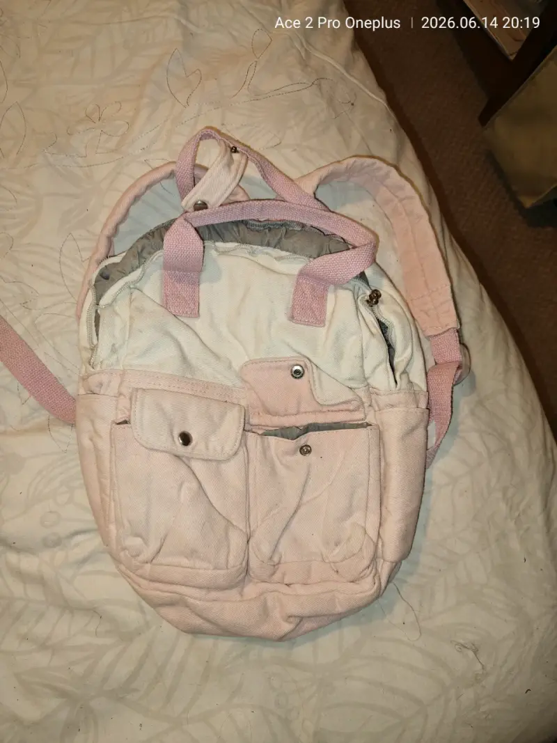 Mochila pequeña rosada