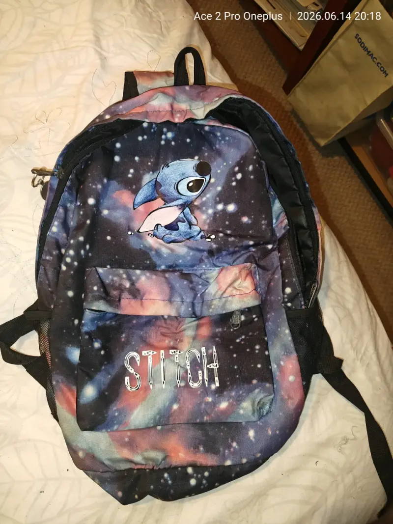 Mochila Stitch galáctica