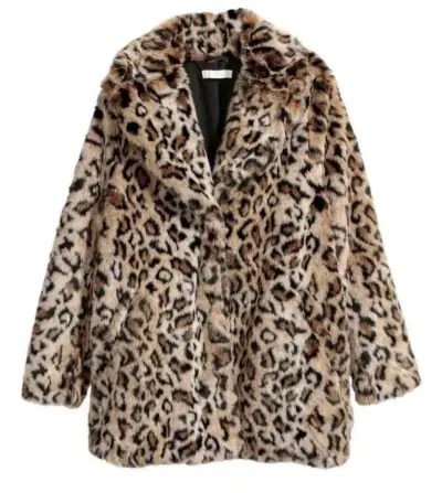 Abrigo de leopardo estilo peluche L/Xl - miniatura 1