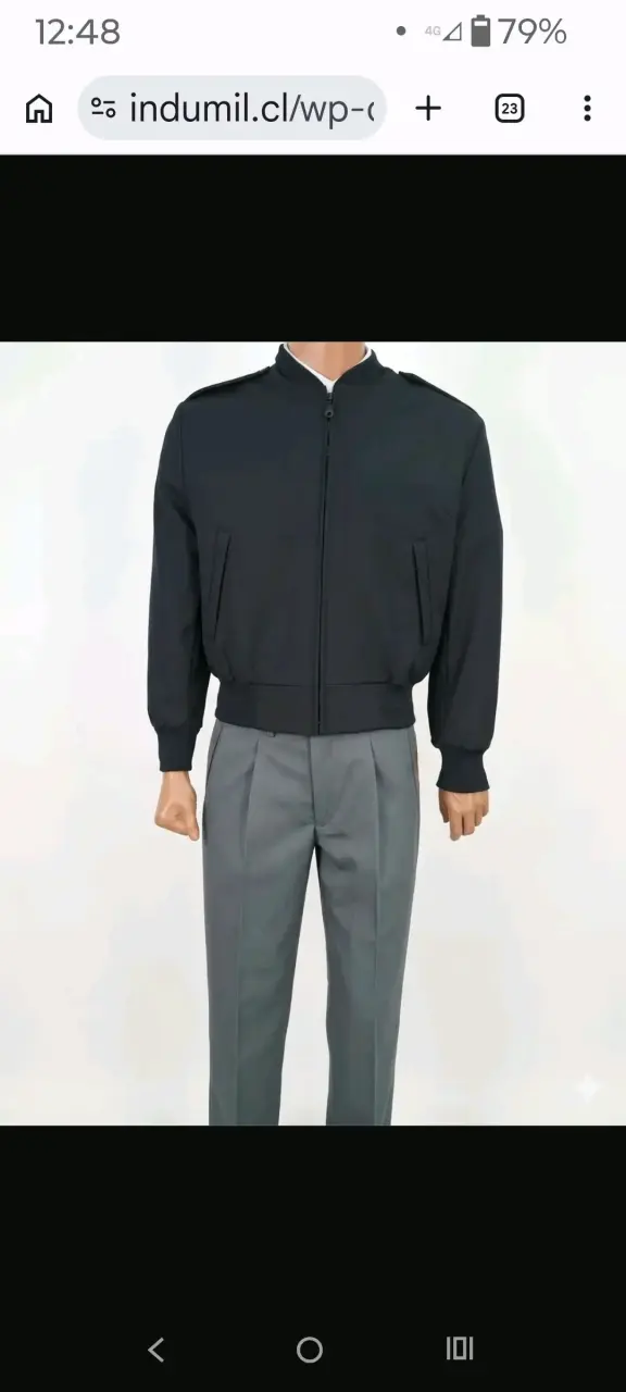 Chaqueta negra bomber - 3