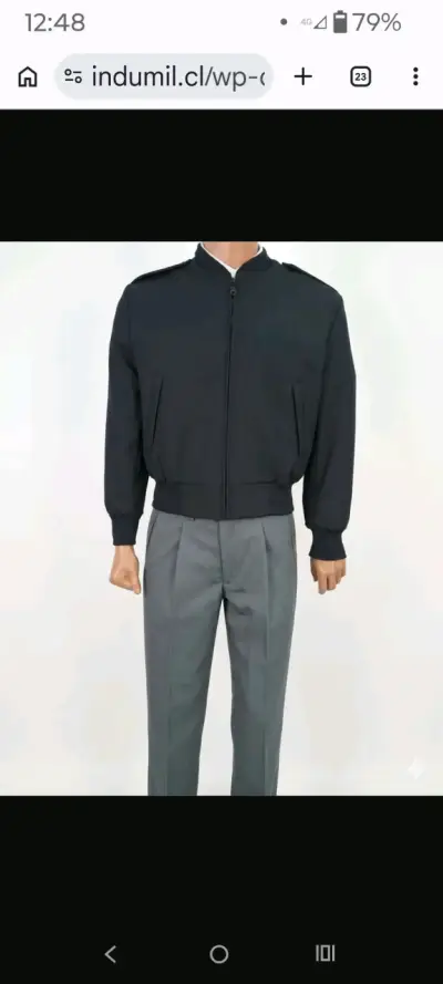Chaqueta negra bomber - miniatura 3
