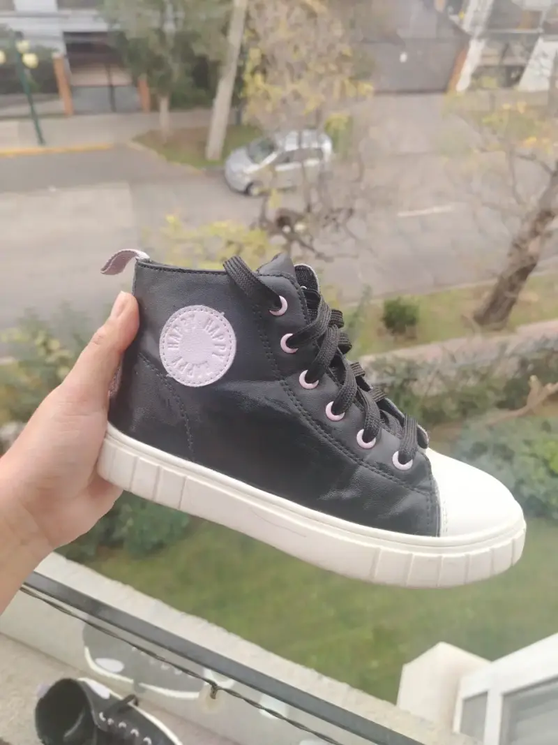 Zapatillas negras altas niña - 3