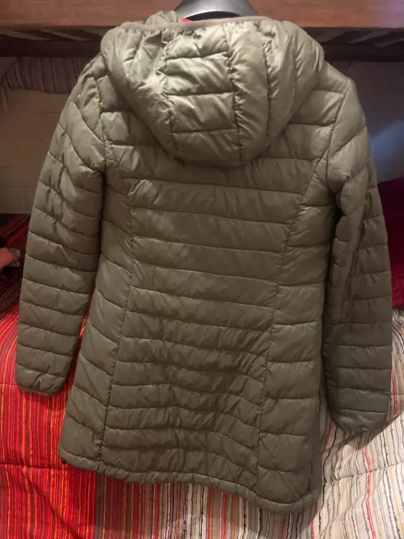 Parka acolchada verde oliva - 2