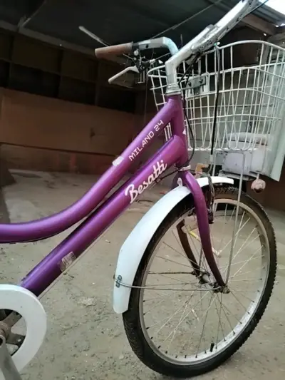 Bicicleta Besatti Milano 24 morada - miniatura 2