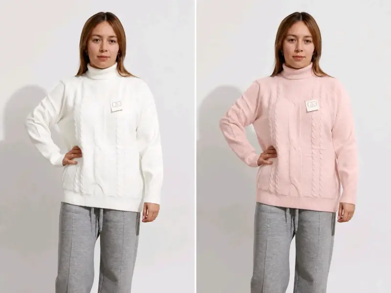 Suéter de cuello alto. Nuevo disponible en más co - 2