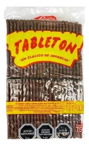 Tableton galleta bañada en chocolate