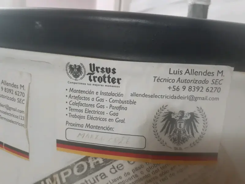 Termo eléctrico 180L Ursus Trotter - 6