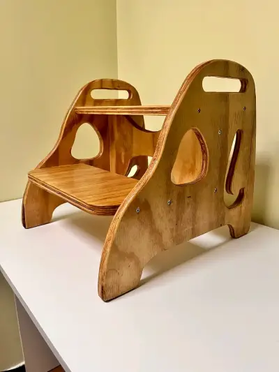 Escalera infantil de madera - miniatura 4