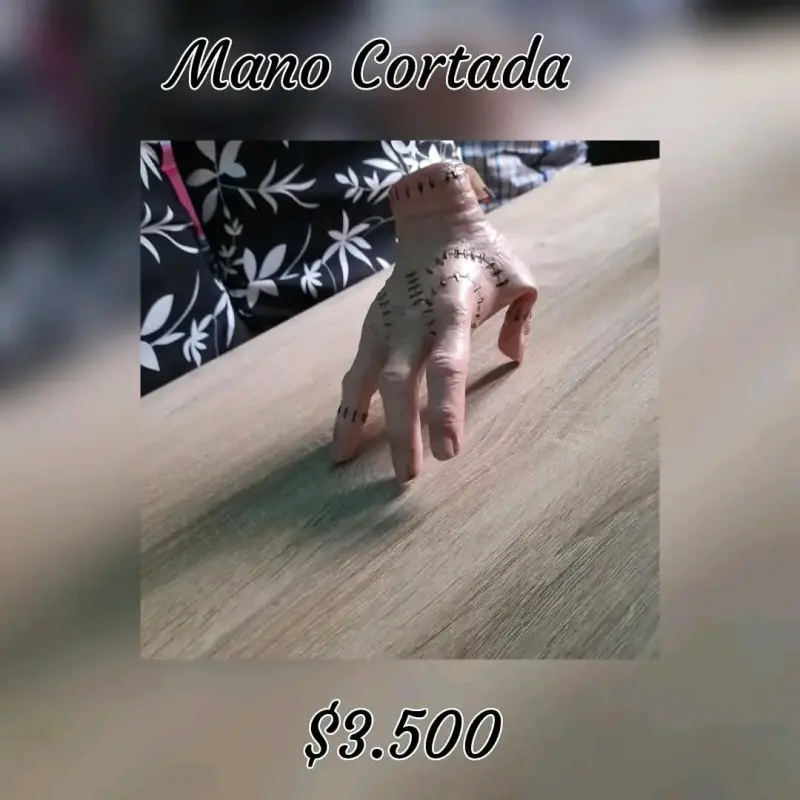 Decoración de mano cortada