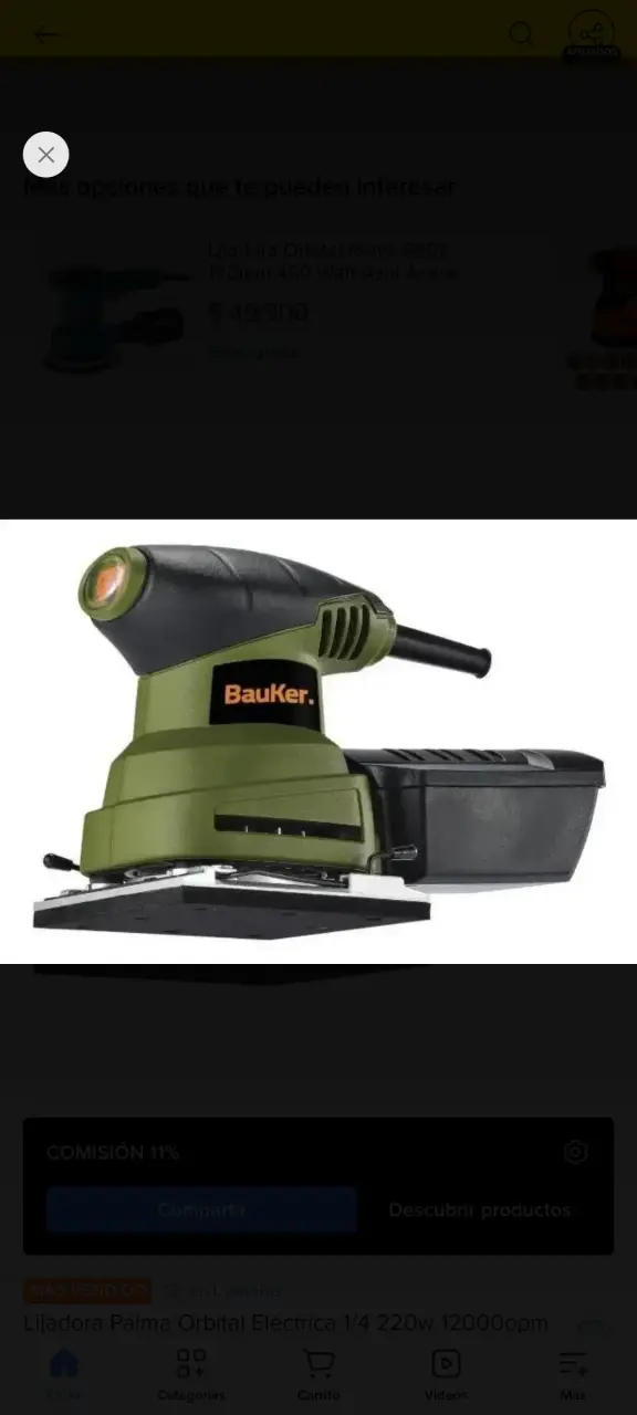 Lijadora Orbital BauKer