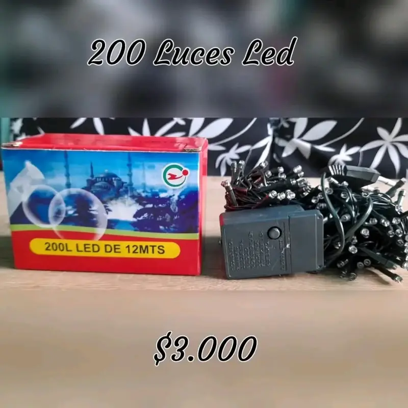Luces LED de 200 unidades