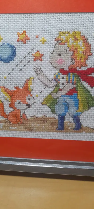 Cuadro bordado El Principito - miniatura 4