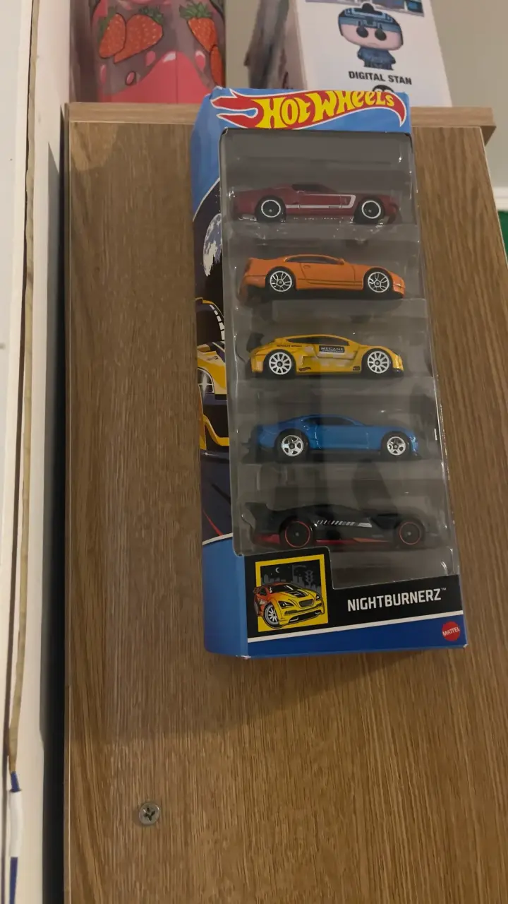 Set de autos Hot Wheels Nightburnerz