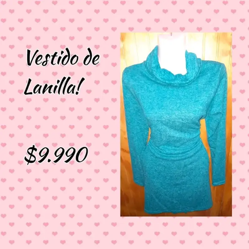 Vestido de lanilla Calipso