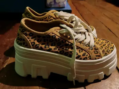 Zapatillas plataforma leopardo - miniatura 1