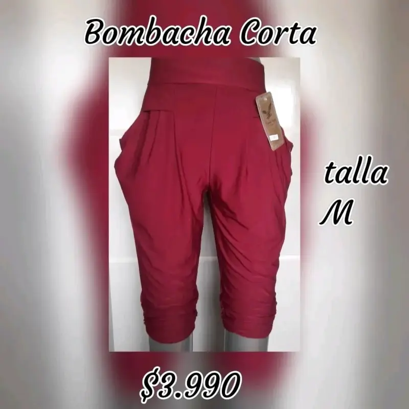 Bombacha corta talla M