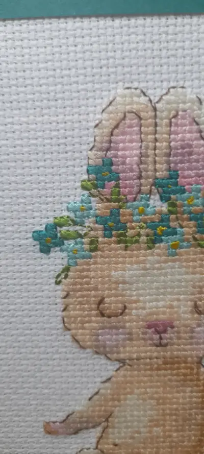 Cuadro decorativo coneja haciendo yoga - miniatura 4
