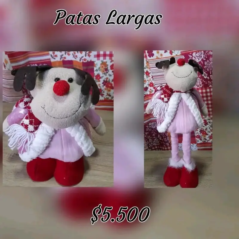 Muñeco de tela Patas Largas