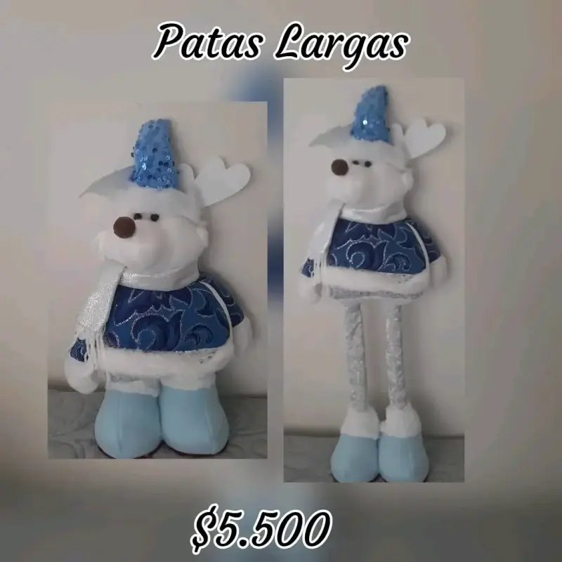 Decoración navideña reno patas largas