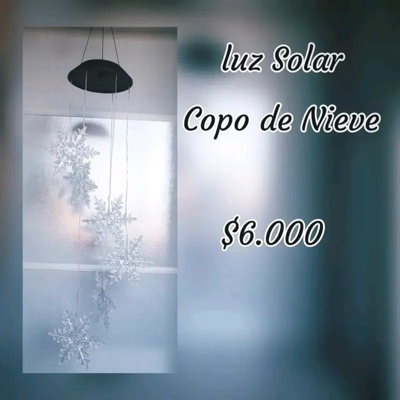 Luz solar copo de nieve