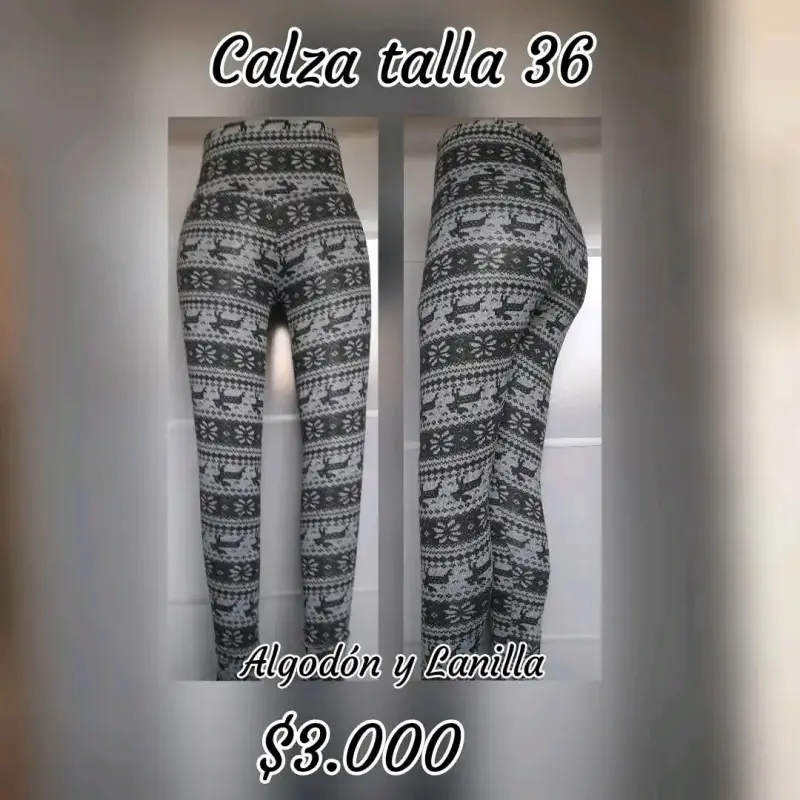 Calzas con diseño talla 36