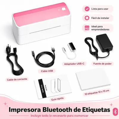 Impresora Etiquetas Phomemo 241-BT Bluetooth/USB - miniatura 2