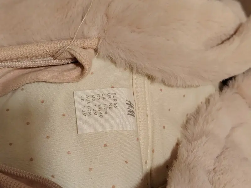 Termicos de bebé peludo beige - 2