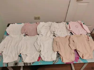 Lote de pantys y bodys bebé 0a3meses - miniatura 4