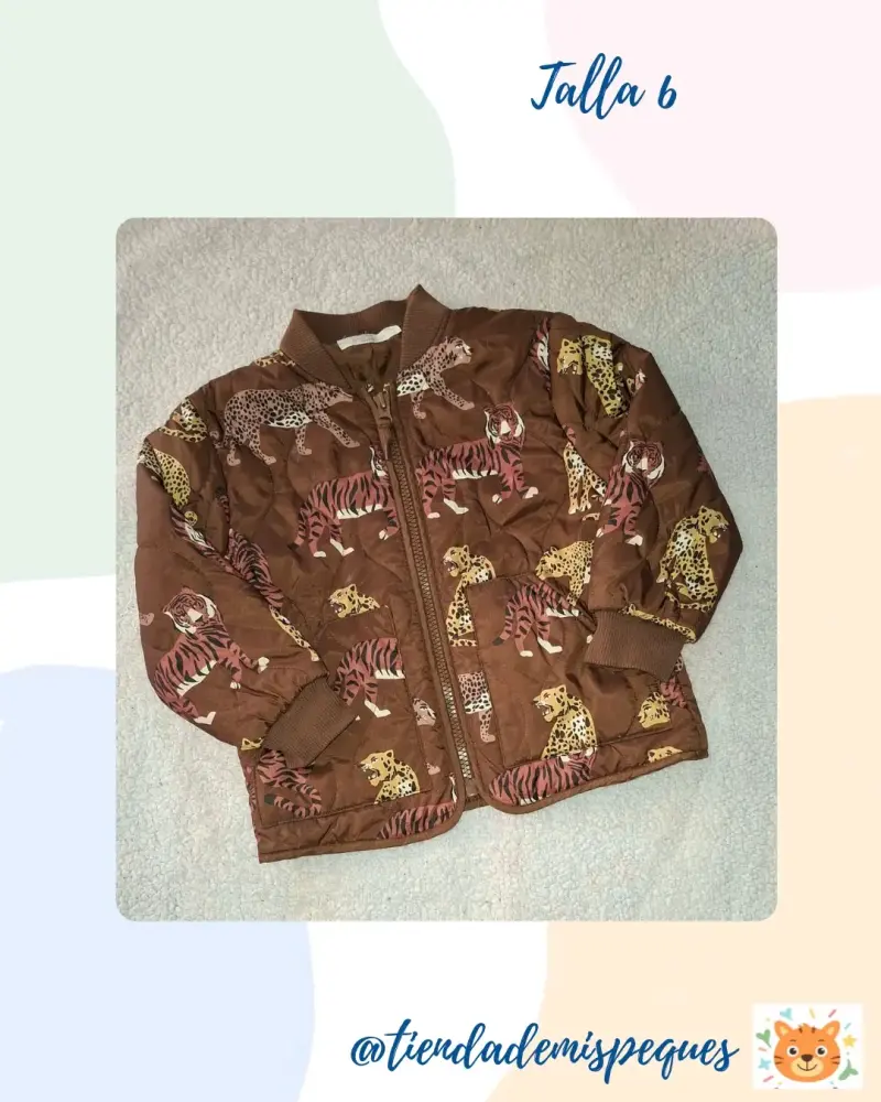 Chaqueta infantil con estampado animal - 1