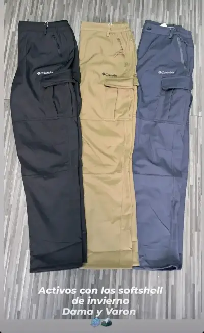 Pantalones de softshell Columbia - miniatura 1