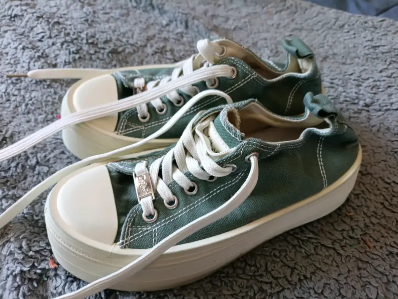 Zapatillas verde clásicas talla 35 - 2