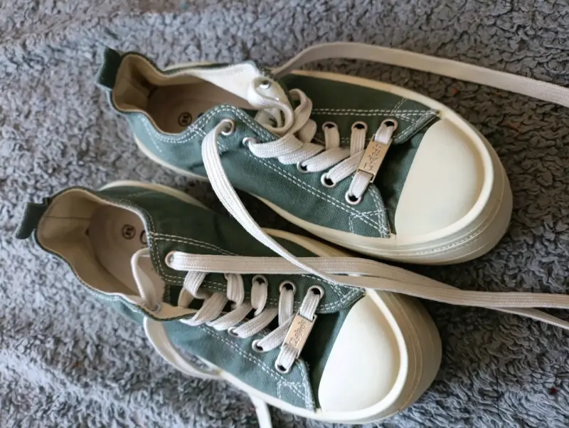 Zapatillas verde clásicas talla 35 - 4
