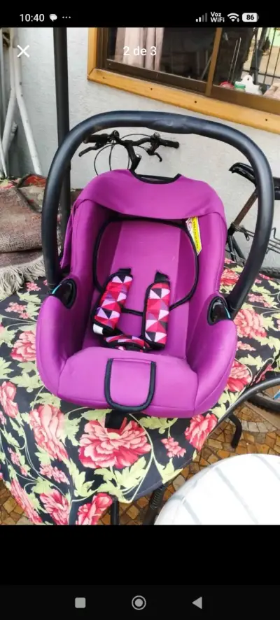 Coche de bebé morado BEBESIT - miniatura 2