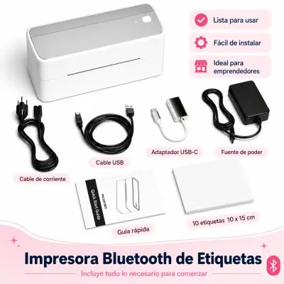 Impresora Etiquetas Phomemo 241-BT Bluetooth/USB - miniatura 2