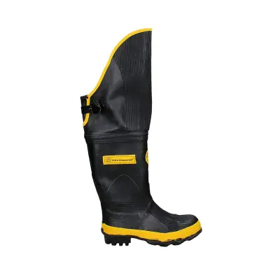 Botas de goma negras corsarias - miniatura 3
