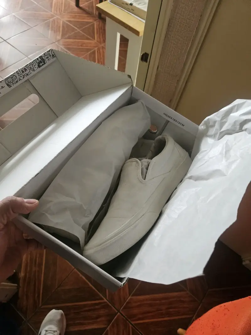 Zapatillas blancas slip-on - 2