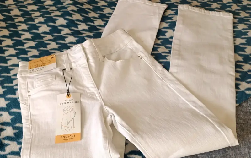 Jeans blanco 38 - 1