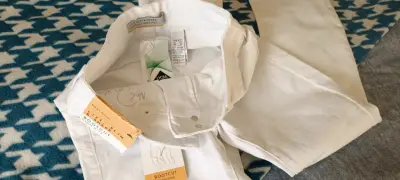 Jeans blanco 38 - miniatura 2