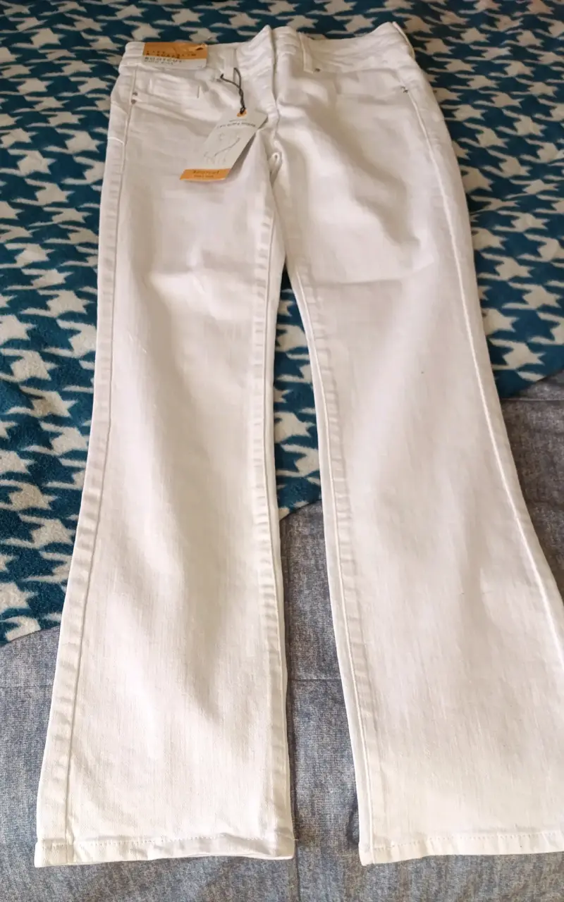 Jeans blanco 38 - 3