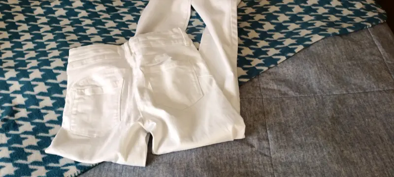 Jeans blanco 38 - 4