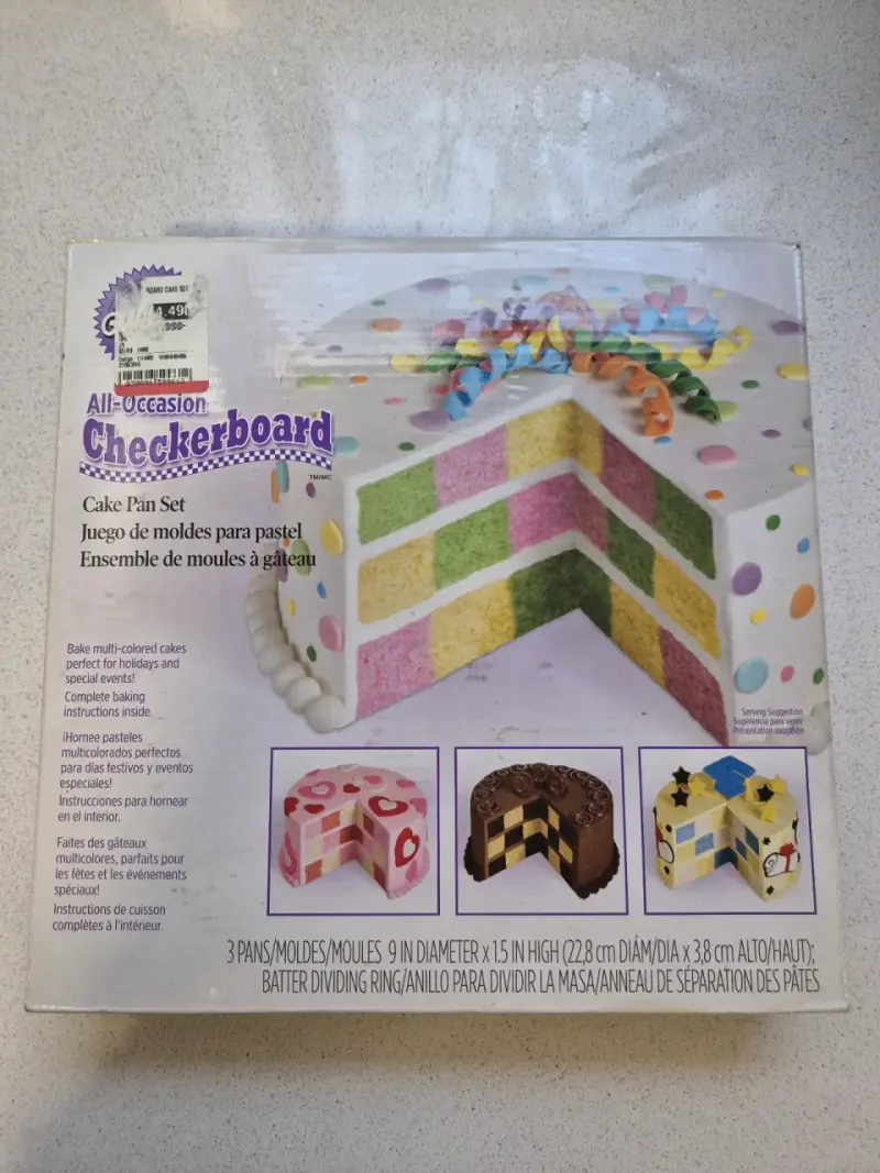Juego de moldes Checkerboard
