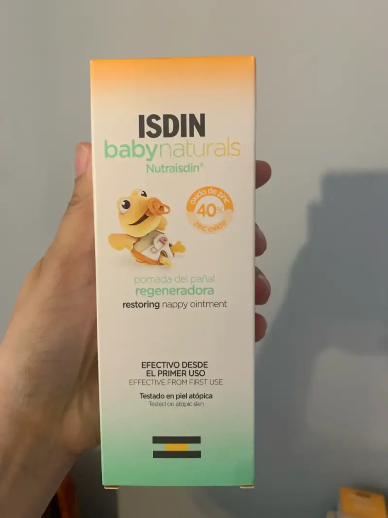 2 Pomadas de pañal ISDIN Baby Naturals