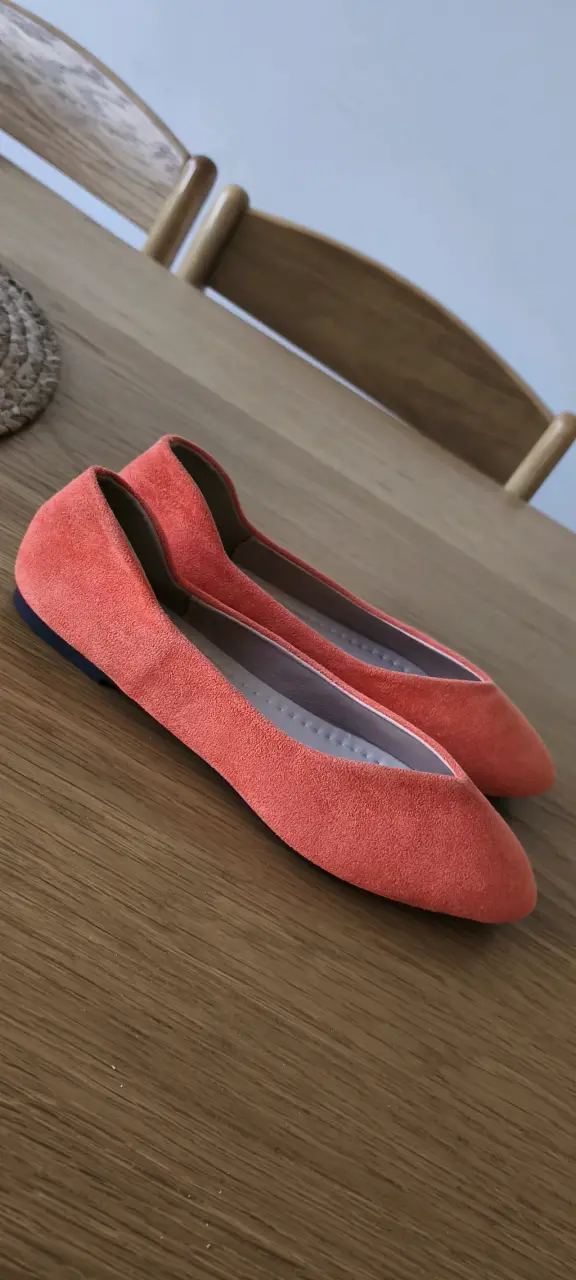 Zapatos planos coral para mujer - 2