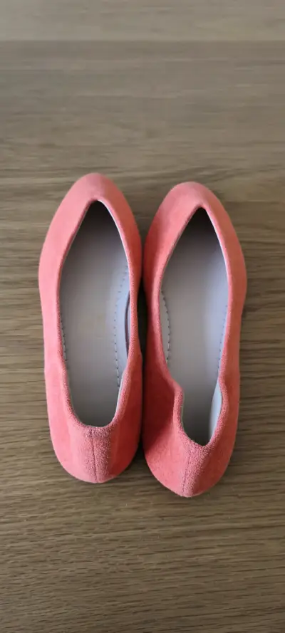 Zapatos planos coral para mujer - miniatura 3