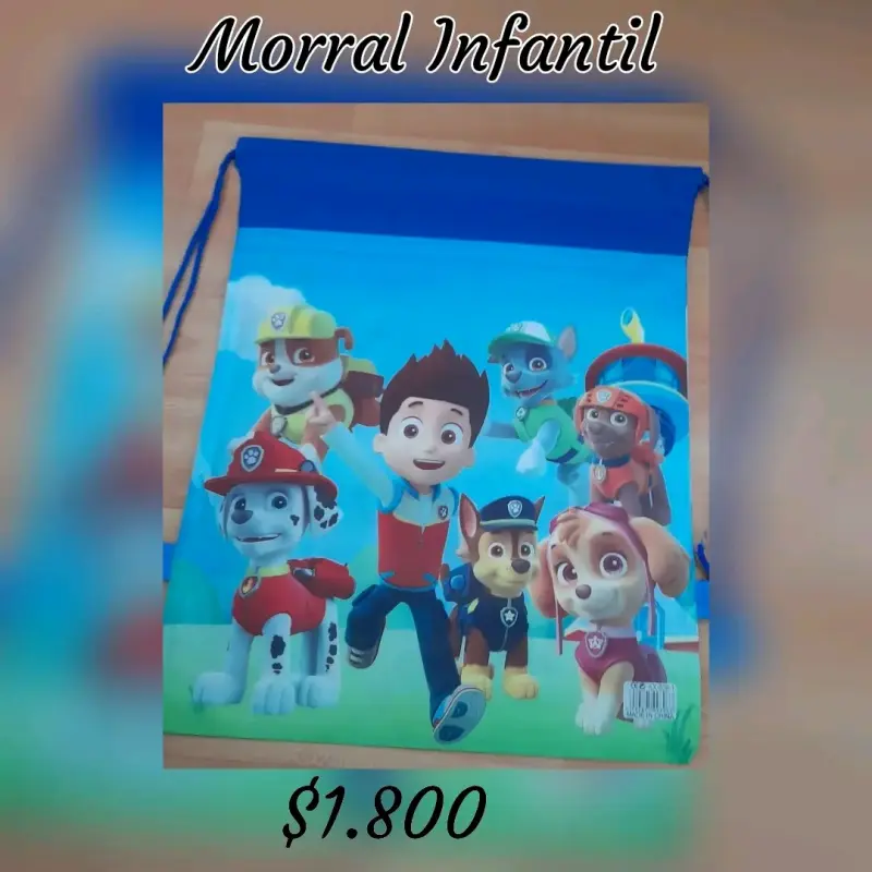 Morral infantil Paw Patrol