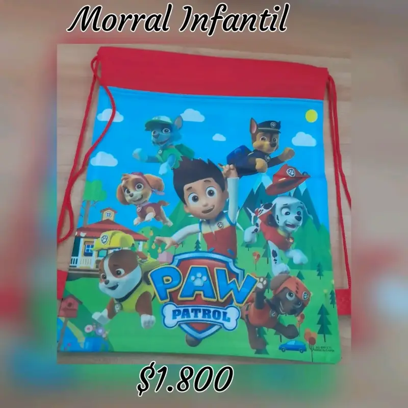 Morral infantil Paw Patrol