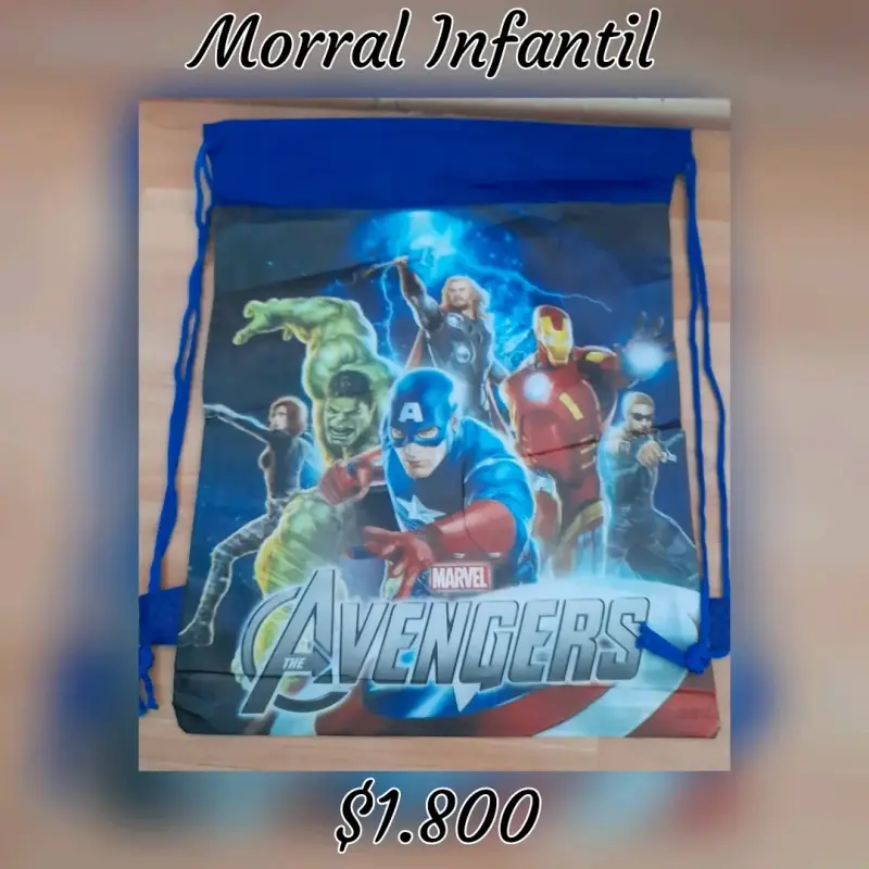 Morral infantil Avengers